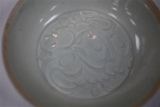 A Chinese Qingbai dish, early Song dynasty, diameter 13.5cm